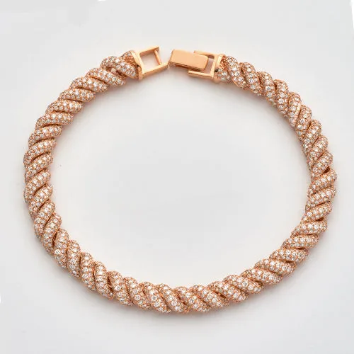 14KR 9.00CTW DIAMOND SAN MARCOS BRACELET