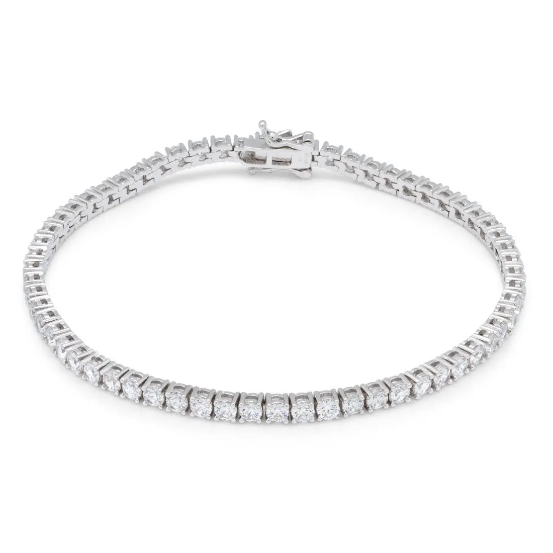 3mm Single Row Tennis Bracelet