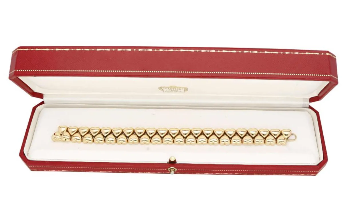 Cartier Double Coeurs Gold Bracelet
