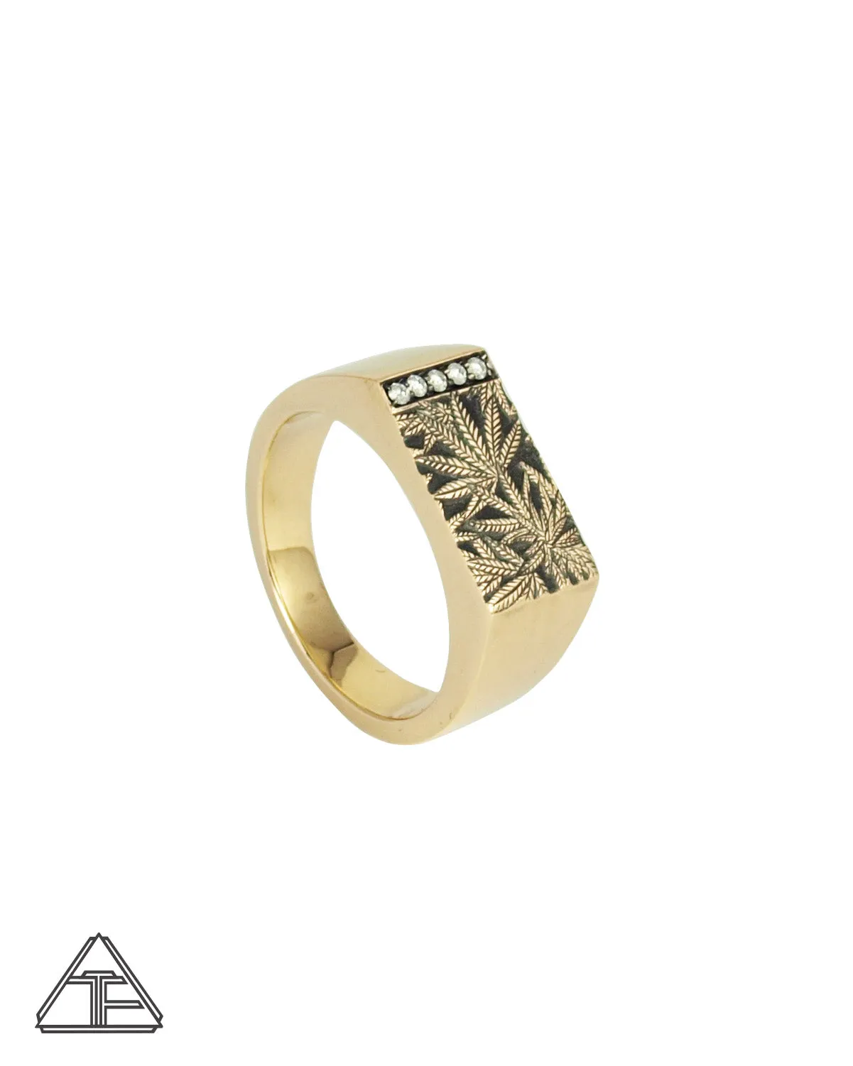Signet Ring: Canna Class *Diamond*