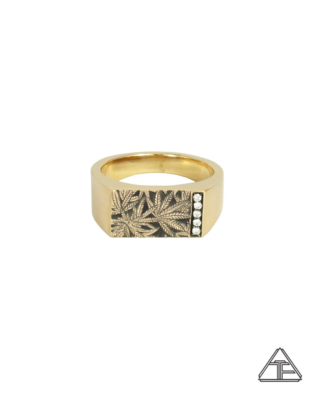 Signet Ring: Canna Class *Diamond*