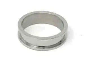 Two piece 8mm Stainless Steel Ring Core & Screw Fit