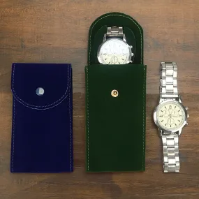 Velvet Watch Storage Bag, Portable Single Watch Travel Bag